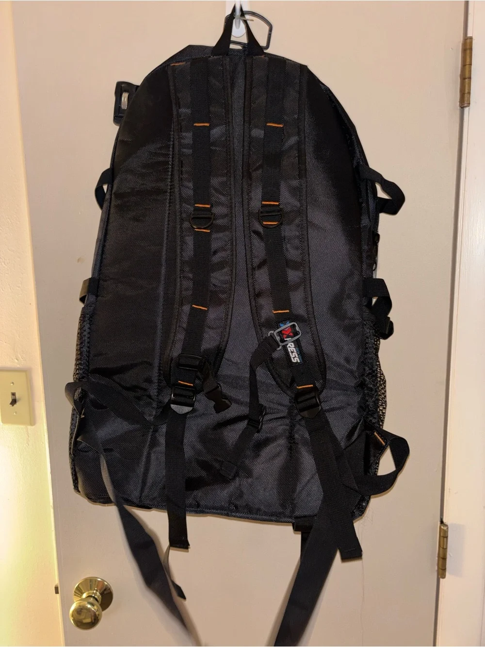 Black and Gray unisex Multi-Pocket Backpack